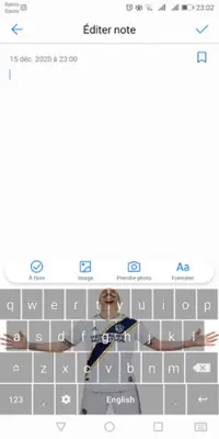 football stars keyboard theme android App screenshot 0