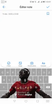 football stars keyboard theme android App screenshot 2