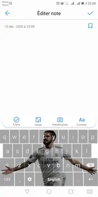 football stars keyboard theme android App screenshot 3